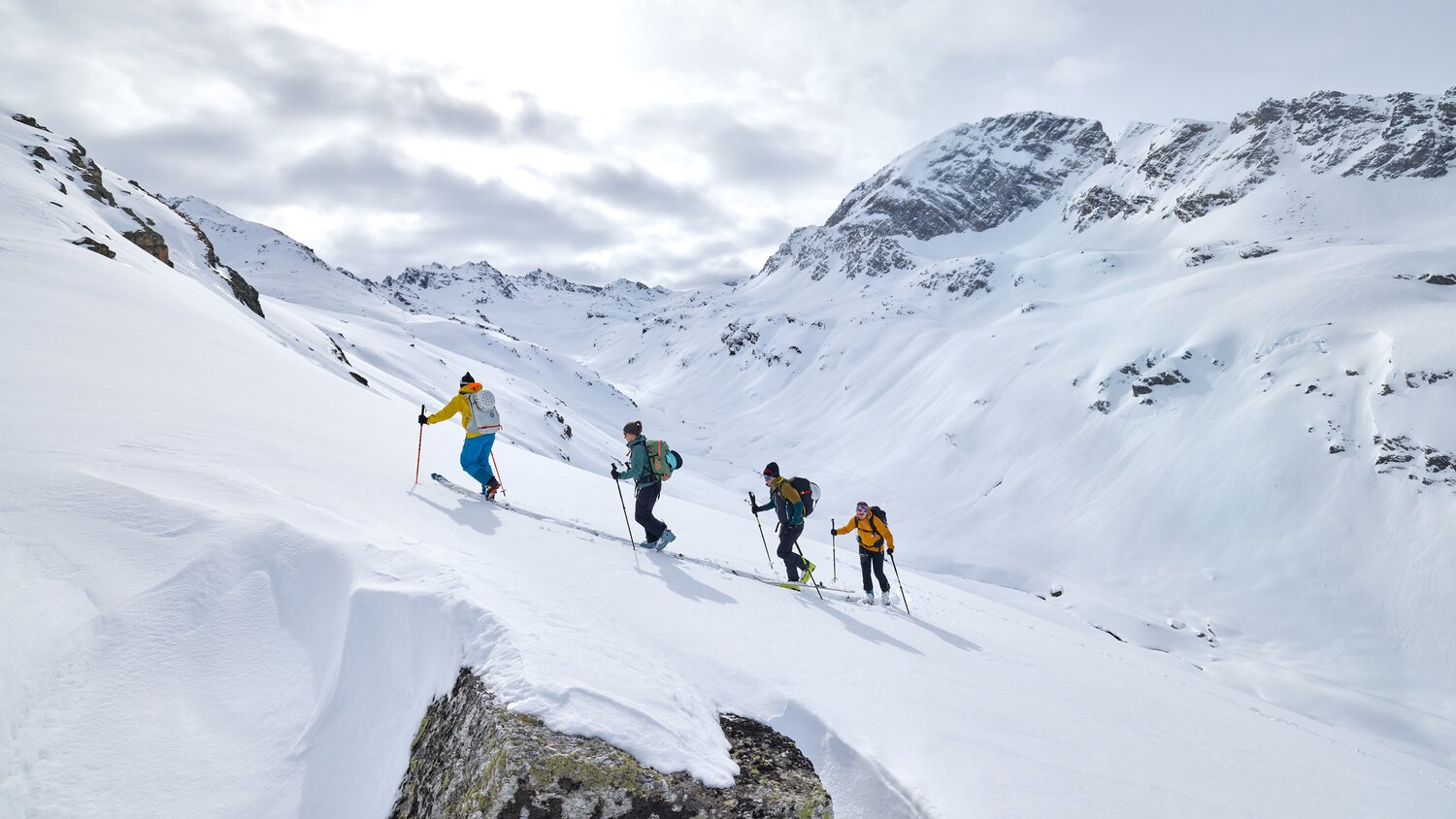 Skitouren Silvretta-Bielerhöhe | © Golm Silvretta Luenersee Tourismus GmbH Bregenz, Stefan Kothner