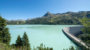 Ein großer Stausee im Montafon | © Golm Silvretta Lünersee Tourismus GmbH Bregenz, Patrick Saely