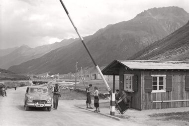 Bild von den Ursprüngen der Silvretta-Hochalpenstraße in schwarz und weiß | © Golm Silvretta Lünersee Tourismus GmbH Bregenz